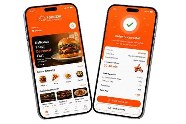 FoodZer QR Code Mockup